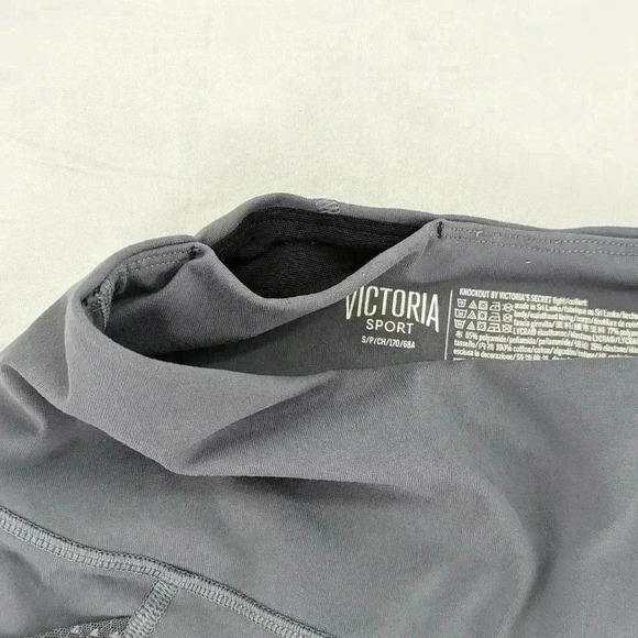 Victoria's Secret Sport Womens Small Gray Elastic Waist Compression Leggings - Picture 5 of 14